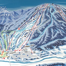 Pistkarta Hunter Mountain