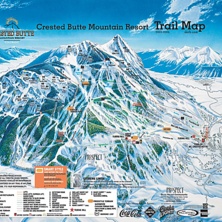 Pistkarta Crested Butte Mountain Resort