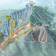 Pistkarta Northstar California
