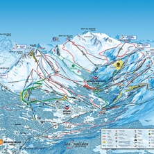 Pistkarta Meribel