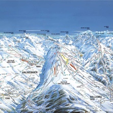 Pistkarta Valloire