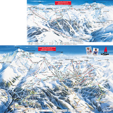 Pistkarta La Plagne