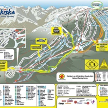 Pistkarta Nakiska Ski Area