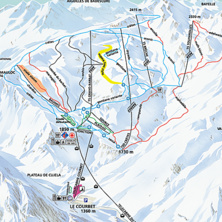Pistkarta Le Lys - Cauterets