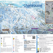 Pistkarta Chamrousse