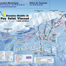 Pistkarta Puy Saint Vincent