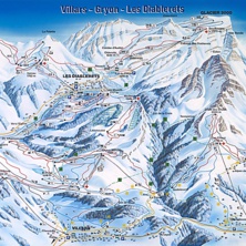 Pistkarta Villars/Gryon