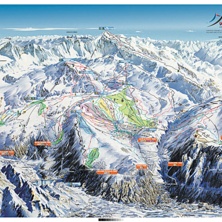 Pistkarta Alpe d'Huez
