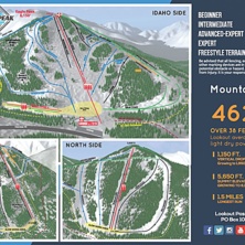 Pistkarta Lookout Pass Ski Area