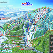 Pistkarta Mt. Hood Skibowl