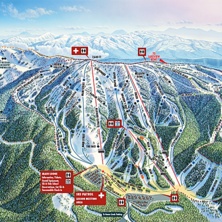 Pistkarta Brundage Mountain Resort