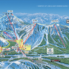 Pistkarta Sugar Bowl Resort