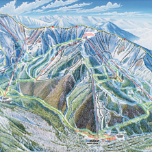 Pistkarta Taos Ski Valley