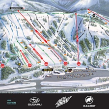 Pistkarta Boreal Mountain Resort