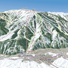 Pistkarta Sun Valley