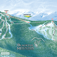 Pistkarta Blacktail Mountain Ski Area