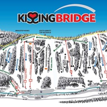 Pistkarta Kissing Bridge