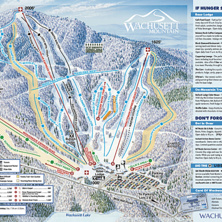 Pistkarta Wachusett Mountain
