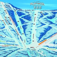 Pistkarta Plattekill Mountain