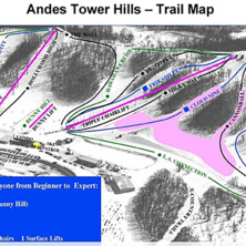 Pistkarta Andes Tower Hills Ski Area