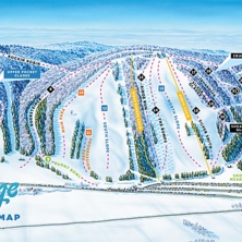Pistkarta Snow Ridge