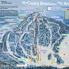 Pistkarta McCauley Mountain