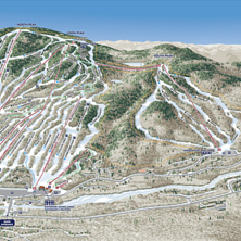 Pistkarta Loon Mountain