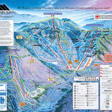 Pistkarta Smugglers' Notch Resort