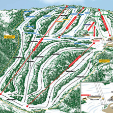 Pistkarta Montage Mountain