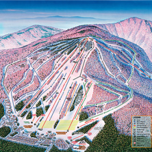 Pistkarta Cranmore Mountain Resort
