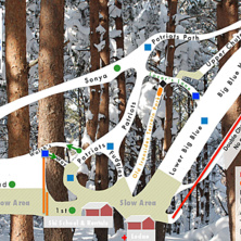 Pistkarta Blue Hills Ski Area