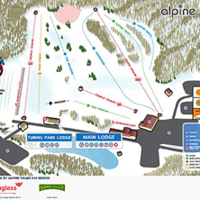Pistkarta Alpine Valley