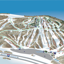 Pistkarta Cascade Mountain