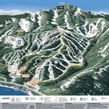 Pistkarta Homewood Mountain Resort