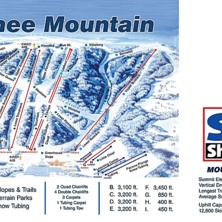 Pistkarta Shawnee Mountain Ski Area