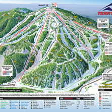 Pistkarta Terry Peak Ski Area