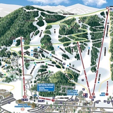 Pistkarta Snow King Mountain