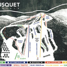 Pistkarta Bousquet Ski Area