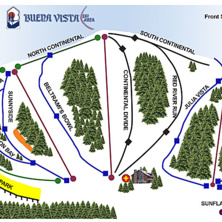 Pistkarta Buena Vista Ski Area