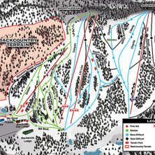 Pistkarta Caberfae Peaks