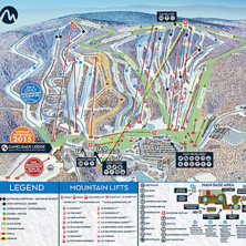 Pistkarta Camelback Mountain Resort