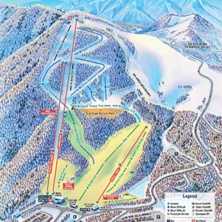Pistkarta Cataloochee Ski Area