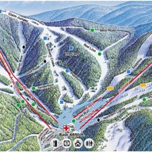 Pistkarta Discovery Ski Area
