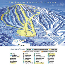 Pistkarta Elk Mountain Ski Resort