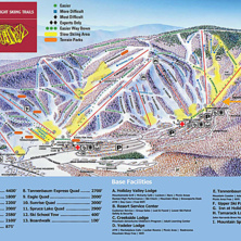 Pistkarta Holiday Valley