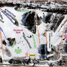 Pistkarta Mont Ripley