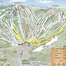 Pistkarta Ragged Mountain Resort