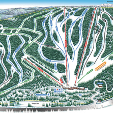 Pistkarta Snowy Range Ski Area
