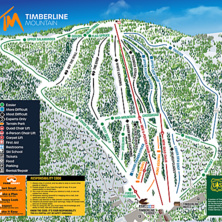 Pistkarta Timberline Mountain