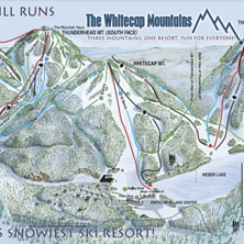 Pistkarta Whitecap Mountain